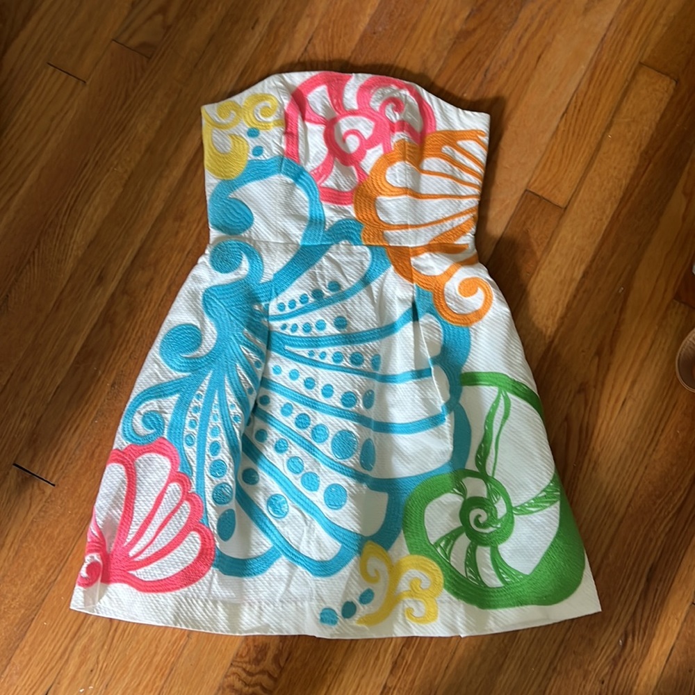 Lilly Pulitzer Strapless Dress Size 2